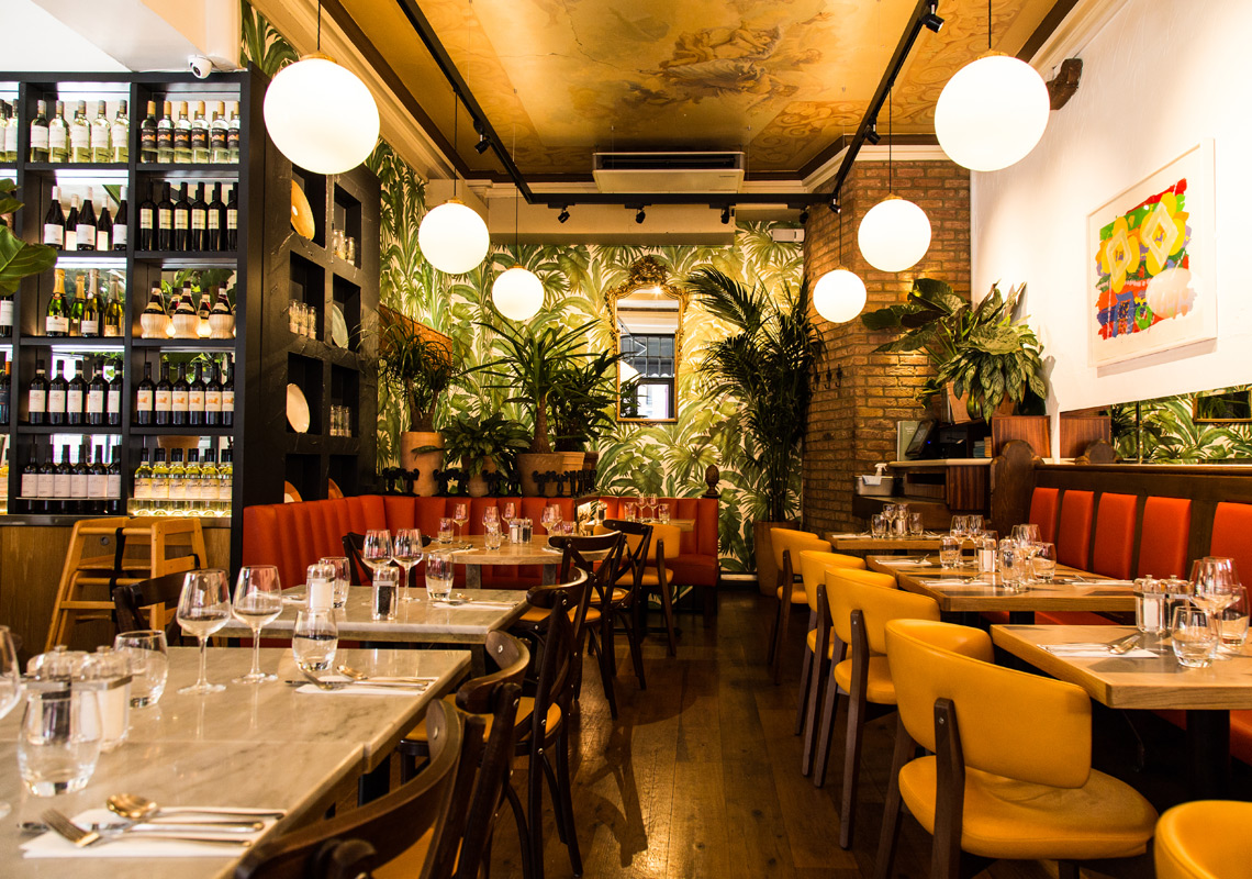 Photo of spaghetti house hospitality lighting design